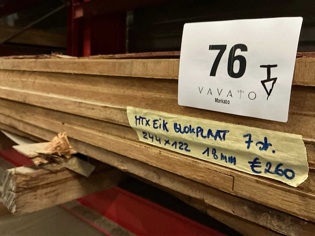 Plaat eik europees (34x) - afbeelding 3 van  4