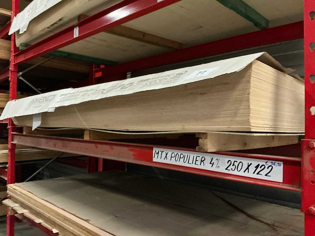 Plaat populier (55x) - afbeelding 1 van  2