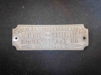 Plaatje 'j. windels - dusselier iseghem' en rolluikplaat koper 'jules windels' - afbeelding 5 van  6