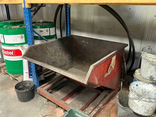 Plaatstalen kiepcontainer - afbeelding 3 van  3