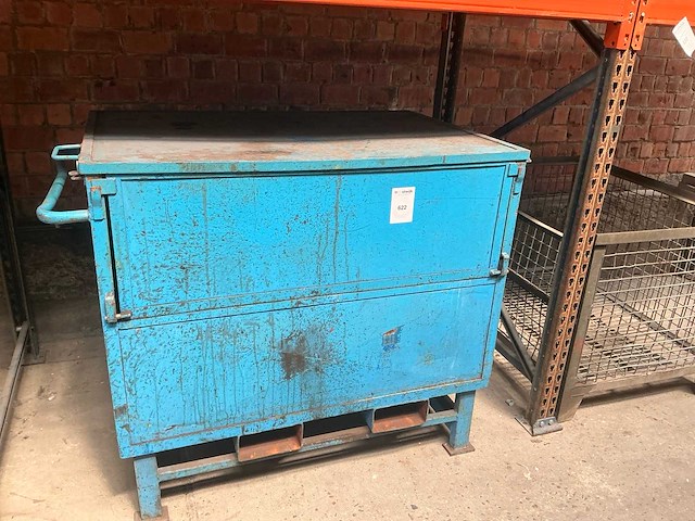Plaatstalen materiaalkoffer - afbeelding 1 van  3