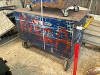 Plaatstalen mobiele materiaalkoffer (2x) - afbeelding 1 van  1