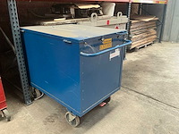 Plaatstalen mobiele materiaalkoffer - afbeelding 2 van  3