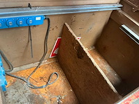 Plaatstalen mobiele materiaalkoffer - afbeelding 4 van  5