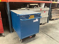 Plaatstalen mobiele materiaalkoffer - afbeelding 3 van  3