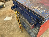 Plaatstalen mobiele materiaalkoffer - afbeelding 3 van  6