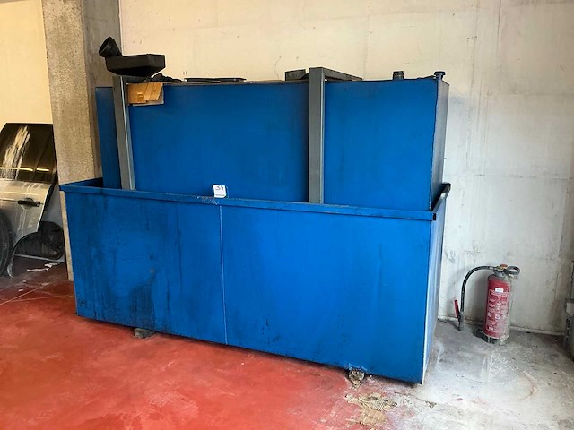 Plaatstalen opslagcontainer - afbeelding 1 van  3