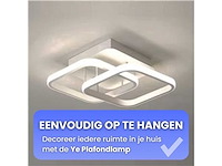 Plafondlamp modern wit - nieuw - afbeelding 2 van  4