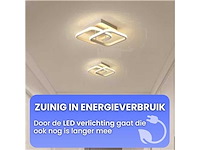 Plafondlamp modern wit (3x) - afbeelding 3 van  4