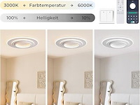 Plafondlamp sterrenhemel 55cm grijs - afbeelding 4 van  4
