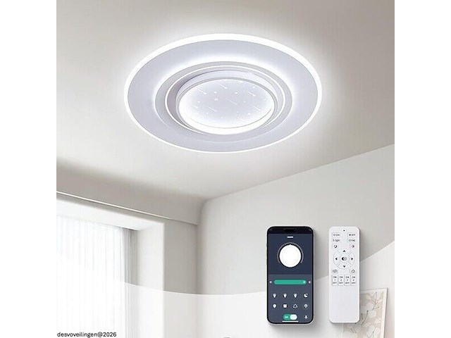 Plafondlamp sterrenhemel 55cm grijs - afbeelding 1 van  4