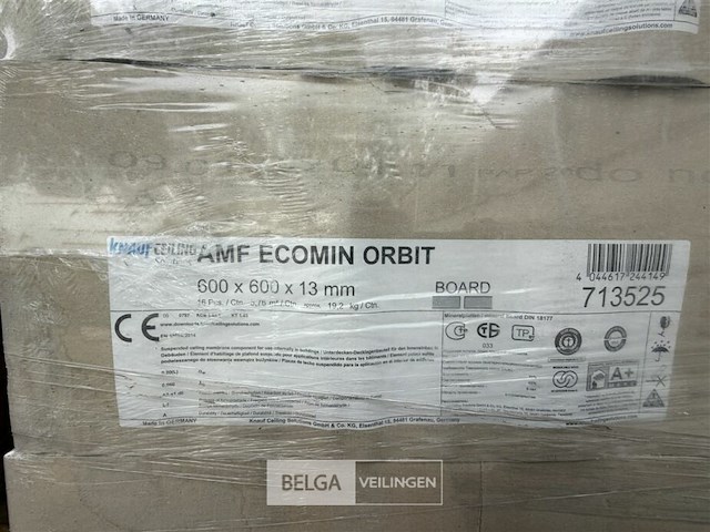 Plafondtegels afm 600x600x13 mm (16 st/doos-44 dozen) - afbeelding 3 van  6