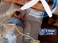 Plafondventilator diam 152cm wit - afbeelding 3 van  4