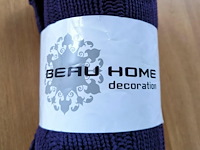 Plaid beau home kleur : purper maat : 160x180 - afbeelding 2 van  3