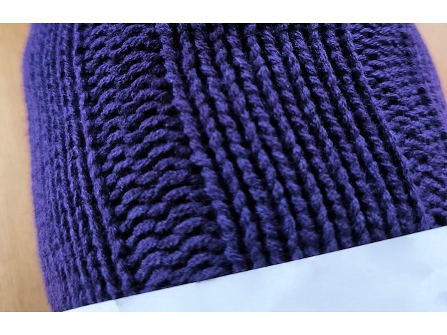 Plaid beau home kleur : purper maat : 160x180 - afbeelding 3 van  3