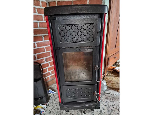 Plamen maestral gietijzeren houtkachel - afbeelding 4 van  8
