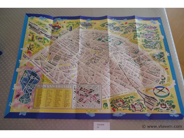 Plan brussel expo 1958 - afbeelding 3 van  3