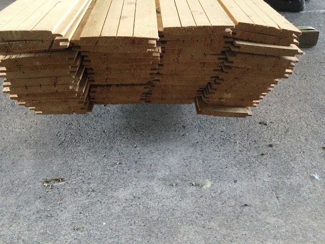 Planchetten grenenhout 3000 x 140 x 14 mm ( 64 x ) - afbeelding 4 van  7