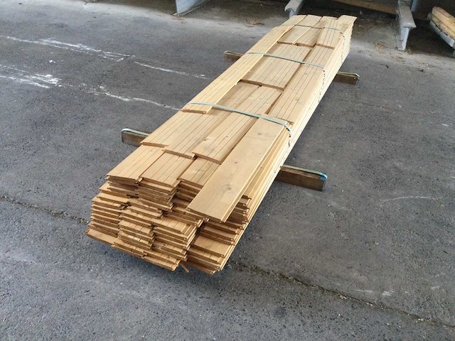 Planchetten grenenhout 3000 x 140 x 14 mm ( 64 x ) - afbeelding 1 van  7
