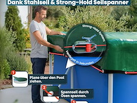 Planenfux rechthoekig zwembaddekzeil 300x200 cm - afbeelding 2 van  6