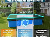 Planenfux rechthoekig zwembaddekzeil 300x200 cm - afbeelding 3 van  6