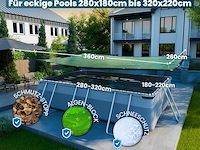 Planenfux rechthoekig zwembaddekzeil 300x200 cm - afbeelding 4 van  6