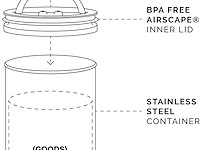 Planetary design airscape koffiecontainer - afbeelding 2 van  3
