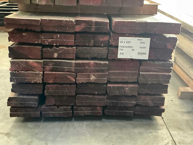 Plank douglas geïmpregneerd (80x) - afbeelding 4 van  4