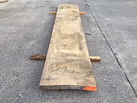 Plank essen 3500 x 630 x 80mm ( 1 x ) - afbeelding 2 van  6