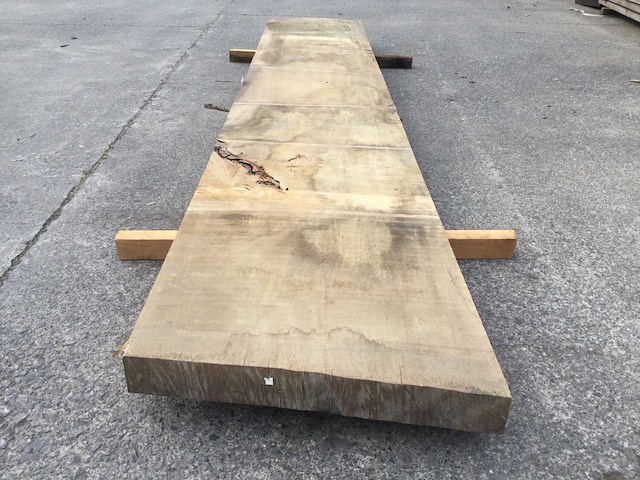 Plank essen 3500 x 630 x 80mm ( 1 x ) - afbeelding 5 van  6