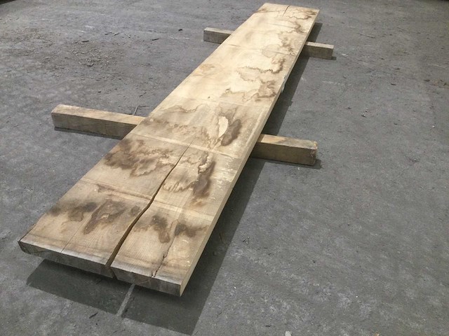 Plank essen 4000 x 610 x 60 mm ( 1 x ) - afbeelding 1 van  8