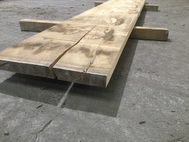 Plank essen 4000 x 610 x 60 mm ( 1 x ) - afbeelding 4 van  8