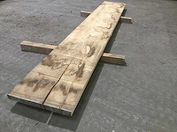 Plank essen 4000 x 610 x 60 mm ( 1 x ) - afbeelding 1 van  8