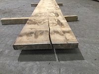 Plank essen 4000 x 610 x 60 mm ( 1 x ) - afbeelding 3 van  8