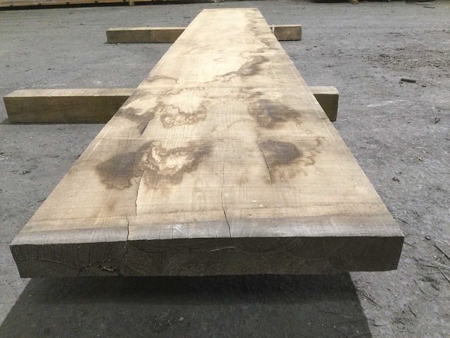 Plank essen 4000 x 630 x 60 mm ( 1 x ) - afbeelding 7 van  8