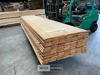 Planken blokhut - vuren geschaafd blank