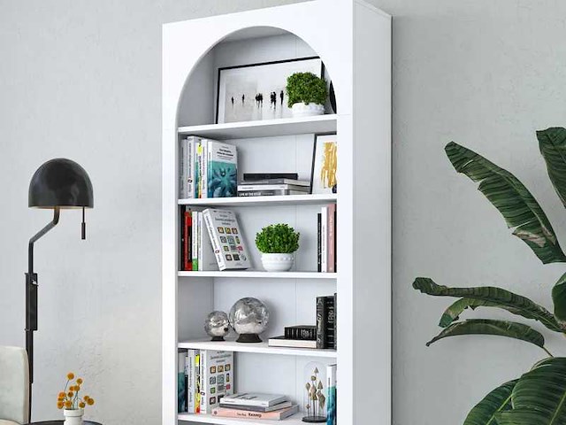 Planken met witte melaminecoating - afbeelding 1 van  10