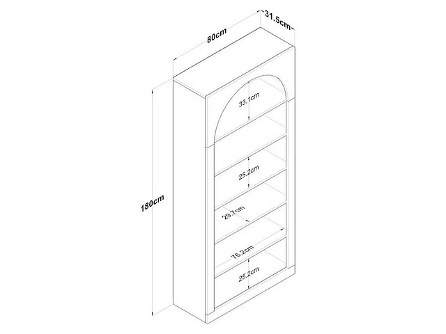 Planken met witte melaminecoating - afbeelding 8 van  10