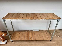 Plankstaal verzinkt en hout - afbeelding 2 van  4