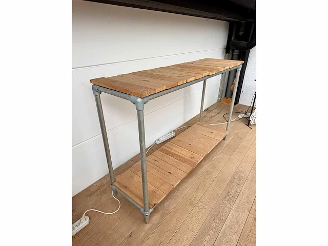 Plankstaal verzinkt en hout - afbeelding 3 van  4