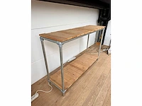Plankstaal verzinkt en hout - afbeelding 3 van  4