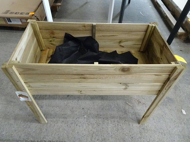 Plantenbak in hout - afbeelding 1 van  2