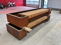Plantenbak-zitbank (2x) - afbeelding 2 van  7