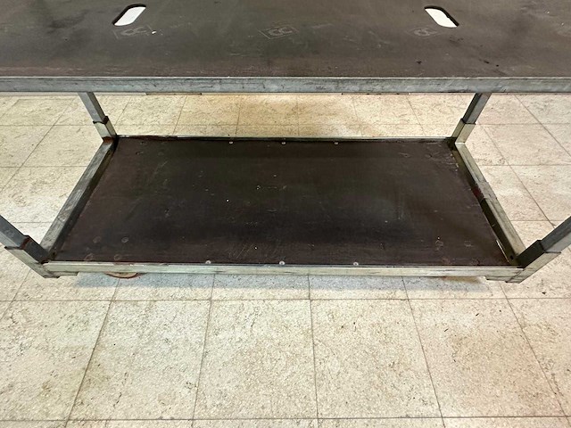 Plantenkar + 2 vaste metalen rekken - afbeelding 9 van  11