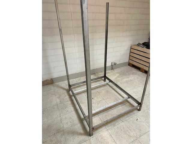 Plantenkar + 2 vaste metalen rekken - afbeelding 10 van  11