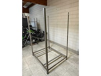 Plantenkar + 2 vaste metalen rekken - afbeelding 11 van  11