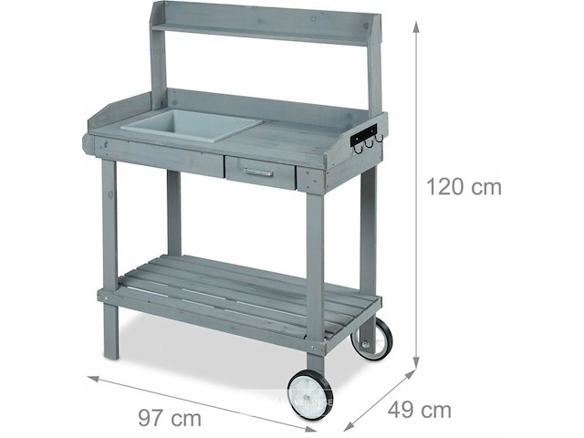 Plantentafel/trolley - afbeelding 5 van  7