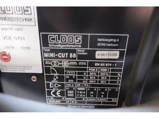 Plasmasnijder cloos - afbeelding 5 van  6