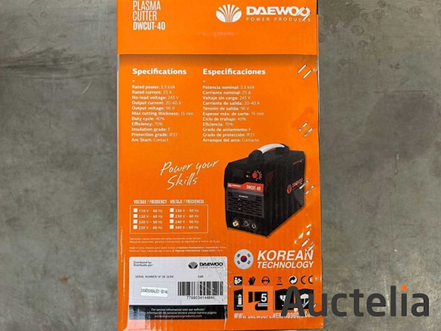 Plasmasnijmachine daewoo dwcut40 - afbeelding 10 van  14