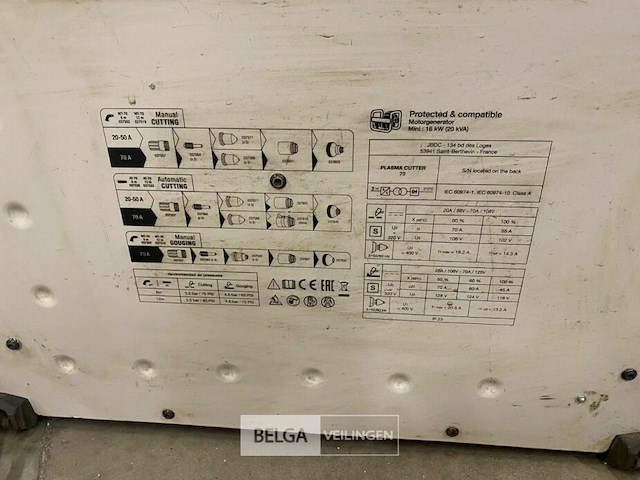 Plasmasnijmachine gys cutter 70ct - afbeelding 4 van  4
